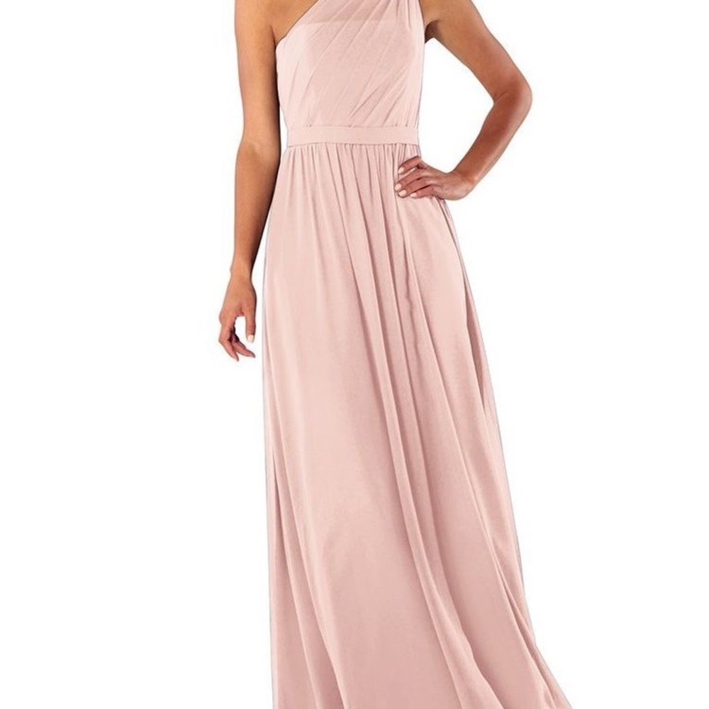 Brideside Tina Dress in Ice Pink!